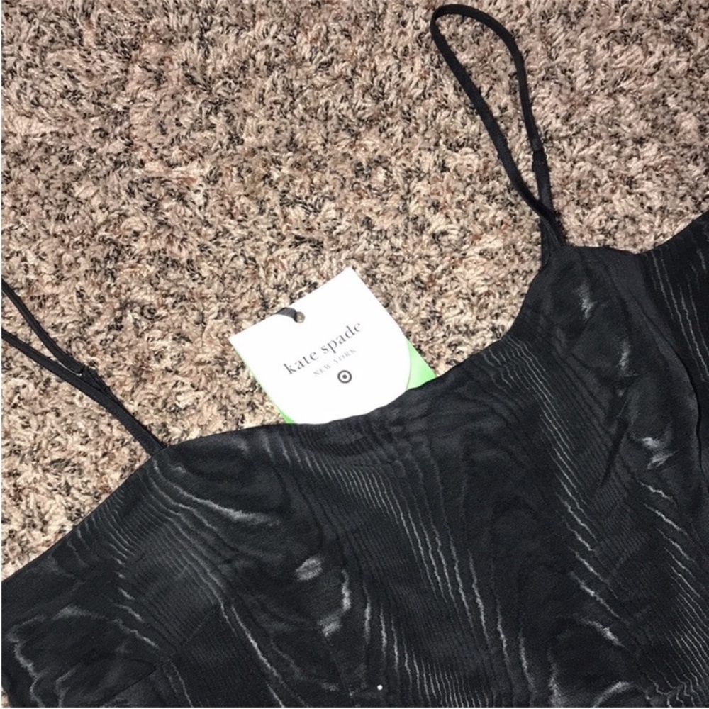 Kate Spade X Target Black Tiered Ruffle Asymmetrical Midi Dress Var Sizes | NWT - Picture 5 of 8